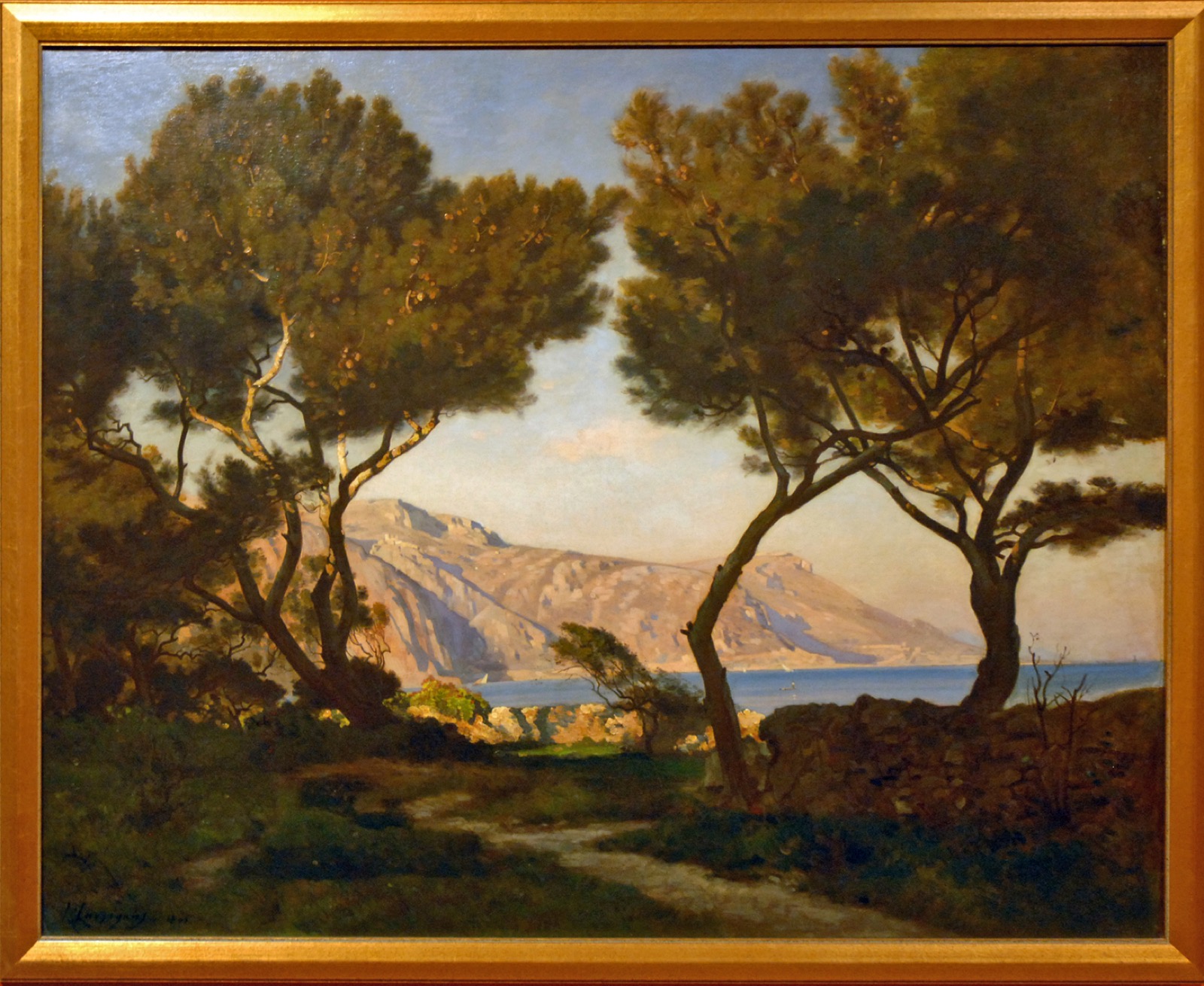 Un paysage de la Côte d'Azur