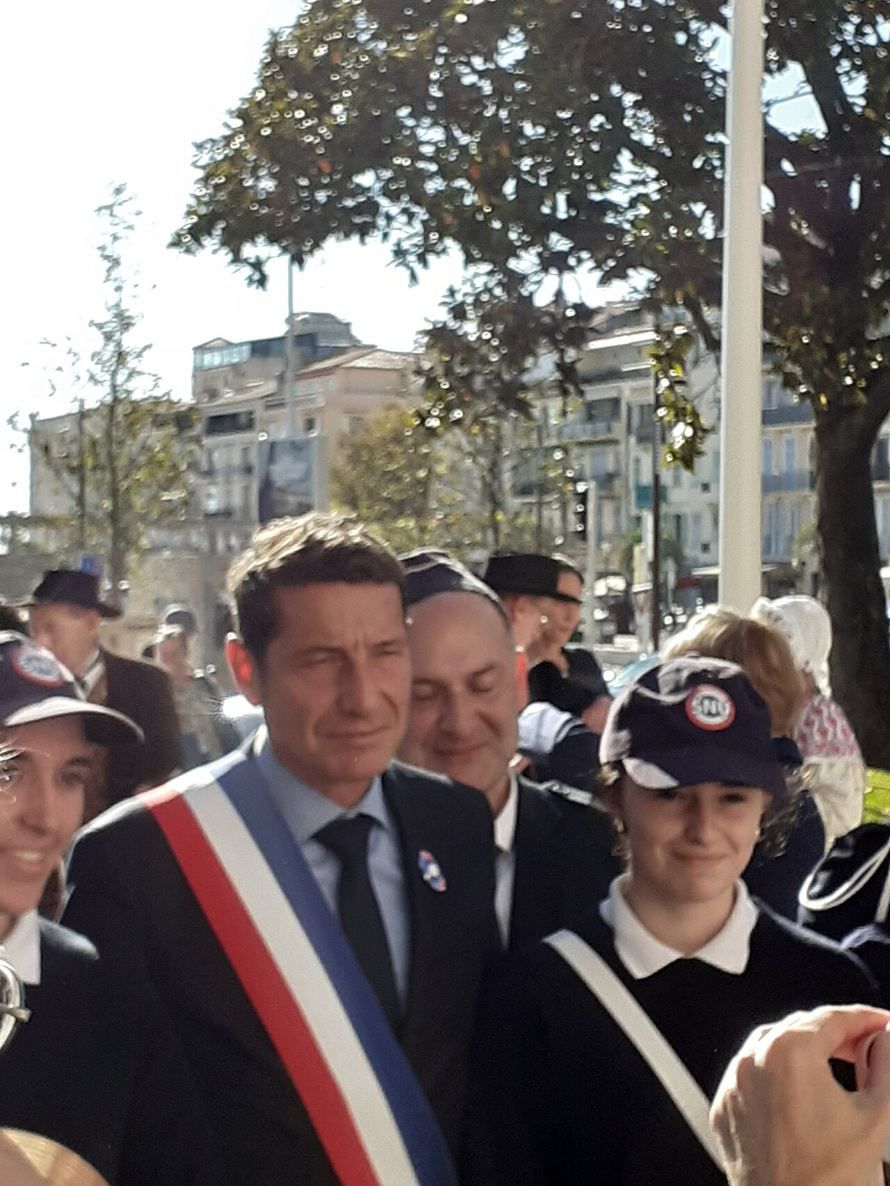 David Lisnard lors de la commémoration du 11 novembre 2024 à Cannes