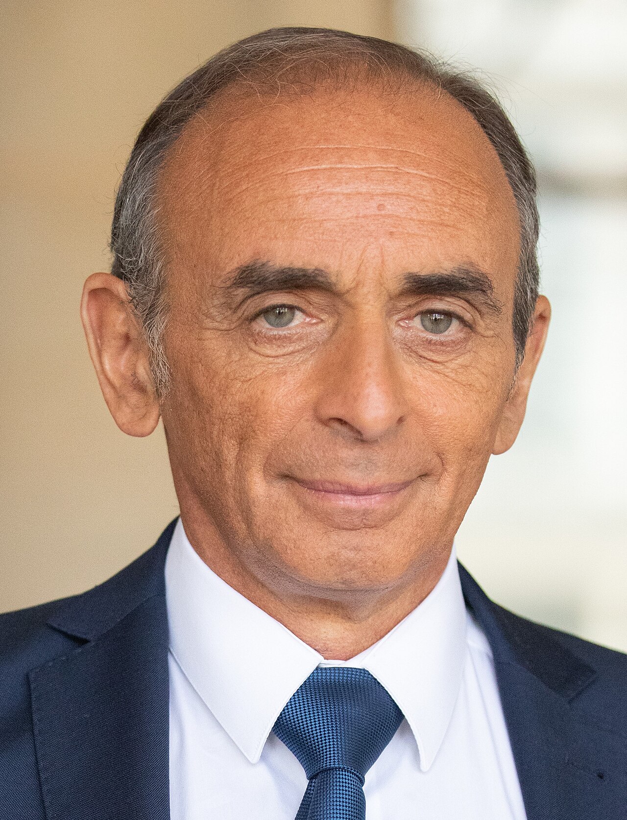 Éric Zemmour lors d'un portrait en 2022